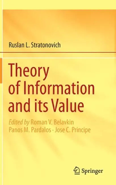 Theory of Information and Its Value by Ruslan L. Stratonovich