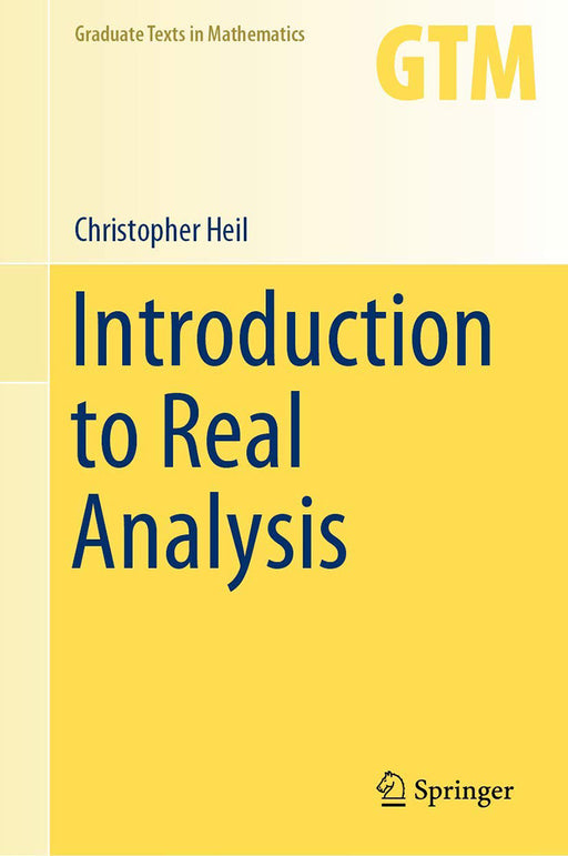 Introduction to Real Analysis by Heil