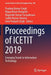 Proceedings of Icetit 2019: Emerging Trends in Information Technology by Pradeep Kumar Singh