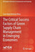 The Critical Success Factors of Green Supply Chain Management in Emerging Economies by Syed Abdul Rehman Khan
