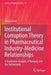 Institutional Corruption Theory in Pharmaceutical Industry-Medicine Relationships: A Qualitative Analysis of Hungary and the Netherlands by Anna Laskai