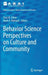 Behavior Science Perspectives on Culture and Community by Traci M. Cihon, Mark A. Mattaini