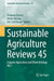 Sustainable Agriculture Reviews 45: Legume Agriculture and Biotechnology Vol 1 by Praveen Guleria