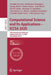 Computational Science and Its Applications - Iccsa 2020: 20th International Conference, Cagliari, Italy, July 1-4, 2020, Proceedings, Part V by Osvaldo Gervasi