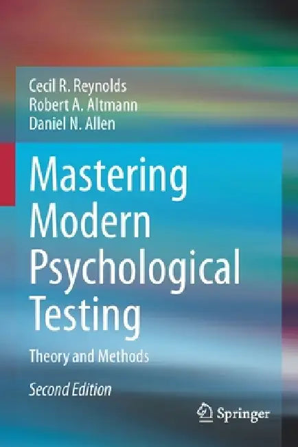 Mastering Modern Psychological Testing: Theory and Methods by Cecil R. Reynolds