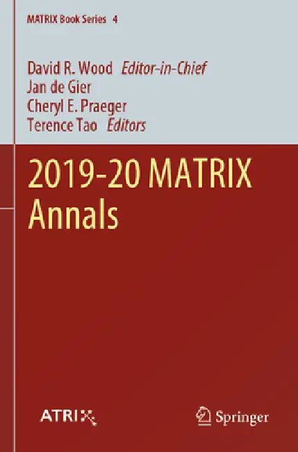 2019-20 Matrix Annals by David R. Wood, Jan de Gier, Cheryl E. Praeger