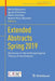 Extended Abstracts Spring 2019: Advances in the Anthropological Theory of the Didactic by Berta Barquero