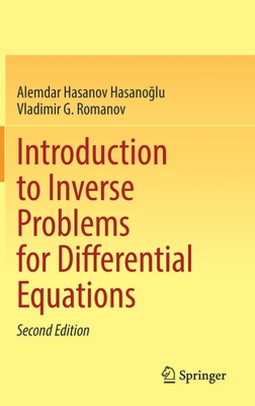 Introduction to Inverse Problems for Differential Equations by Alemdar Hasanov