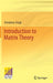 Introduction to Matrix Theory by Arindama Singh