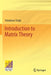 Introduction to Matrix Theory by Arindama Singh