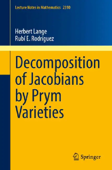 Decomposition of Jacobians by Prym Varieties by Herbert Lange