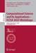 Computational Science and Its Applications - Iccsa 2022 Workshops: Malaga, Spain, July 4-7, 2022, Proceedings, Part III by Osvaldo Gervasi