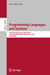 Programming Languages and Systems: 20th Asian Symposium, Aplas 2022, Auckland, New Zealand, December 5, 2022, Proceedings by Ilya Sergey
