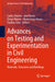 Advances on Testing and Experimentation in Civil Engineering: Materials, Structures and Buildings by Carlos Chastre