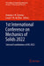 1st International Conference on Mechanics of Solids 2022: Selected Contributions of MS 2022 by António J. M. Ferreira