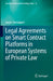 Legal Agreements on Smart Contract Platforms in European Systems of Private Law by Jasper Verstappen
