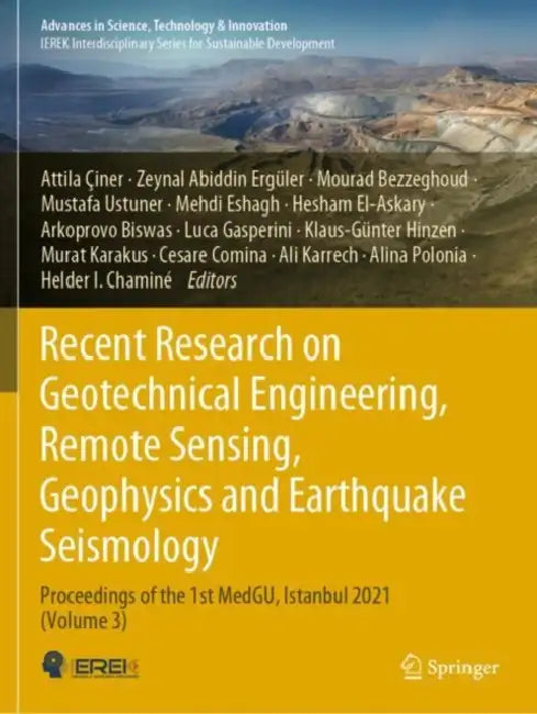 Recent Research on Geotechnical Engineering, Remote Sensing, Geophysics and Earthquake Seismology: Proceedings of the 1st Medgu, Istanbul 2021 by Attila Çiner
