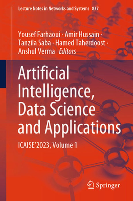 Artificial Intelligence, Data Science and Applications: Icaise'2023, Volume 1 by Yousef Farhaoui