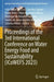 Proceedings of the 3rd International Conference on Water Energy Food and Sustainability (ICoWEFS 2023) by Joo Rafael Da Costa Sanches Galvo