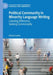Political Community in Minority Language Writing: Claiming Difference, Seeking Commonality by Patrick Carlin