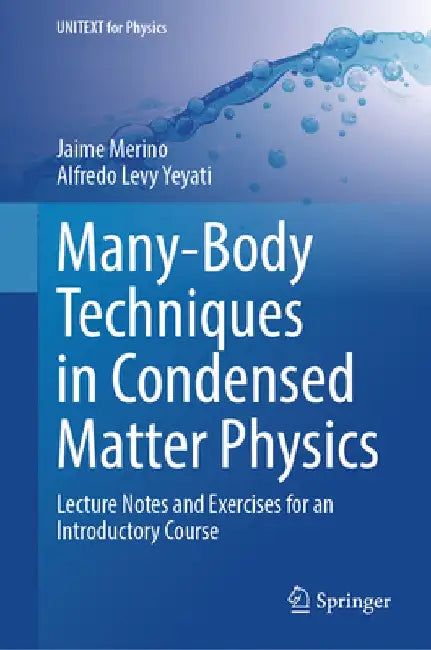 Many-Body Techniques in Condensed Matter Physics: Lecture Notes and Exercises for an Introductory Course by Alfredo Levy Yeyati