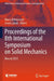 Proceedings of the 8th International Symposium on Solid Mechanics: Mecsol 2022 by Marco Bittencourt