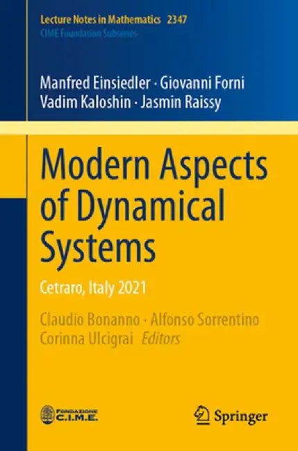 Modern Aspects of Dynamical Systems: Cetraro, Italy 2021 by Claudio Bonanno