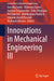Innovations in Mechanical Engineering III by Jose Machado