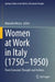 Women at Work in Italy (1750–1950): Their Economic Thought and Actions by Manuela Mosca