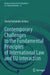 Contemporary Challenges to the Fundamental Principles of International Law and EU Interaction by Gloria Fernández Arribas