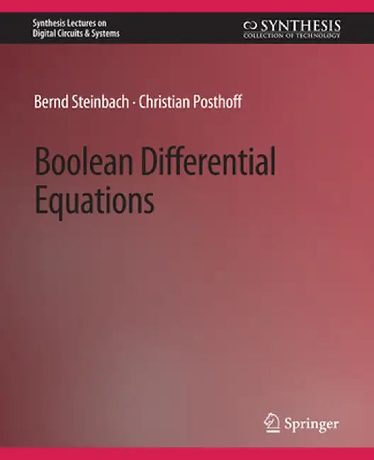 Boolean Differential Equations by Bernd Steinbach
