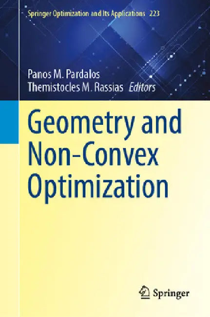 Geometry and Non-Convex Optimization by Panos M. Pardalos