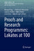 Proofs and Research Programmes: Lakatos at 100 by Roman Frigg