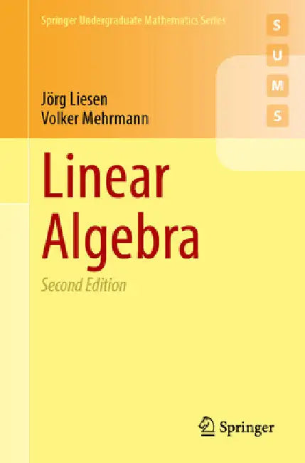 Linear Algebra by JÃ¶rg Liesen