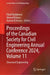 Proceedings of the Canadian Society for Civil Engineering Annual Conference 2024: Structural Engineering by Ehab Elsalakawy