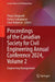 Proceedings of the Canadian Society for Civil Engineering Annual Conference 2024: Engineering Management by Pouya Zangeneh
