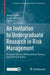 An Invitation to Undergraduate Research in Risk Management: Actuarial Science, Mathematical Finance, and Sports Analytics by Albert Cohen, Sooie-Hoe Loke