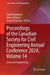 Proceedings of the Canadian Society for Civil Engineering Annual Conference 2024: Structural Engineering by Ehab Elsalakawy