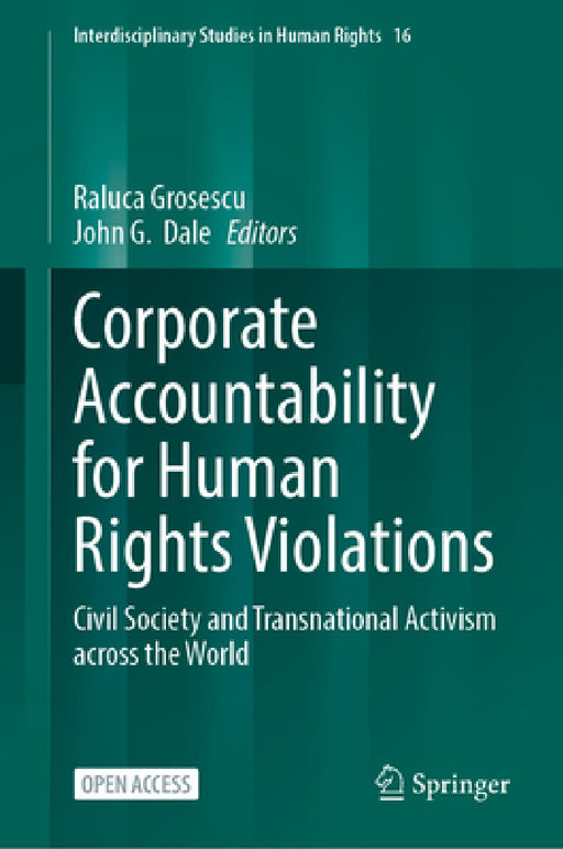 Corporate Accountability for Human Rights Violations: Civil Society and Transnational Activism Across the World by Raluca Grosescu, John G. Dale