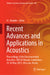 Recent Advances and Applications in Acoustics: Proceedings of the Environmental Acoustics: VIII All-Russian Conference, 25-26 May 2023, Moscow, Russia by A. I. Komkin