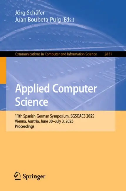 Applied Computer Science by Jörg Schäfer
