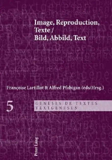 Image, Reproduction, Texte- Bild, Abbild, Text by Françoise Lartillot