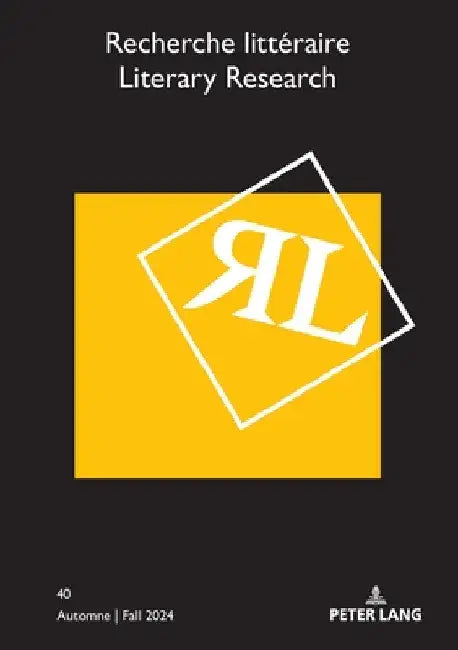 Recherche littéraire / Literary Research: Automne / Fall 2024 by Marc Maufort