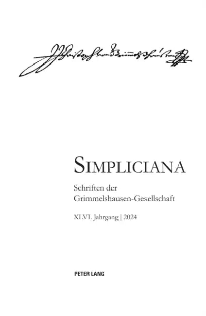 Simpliciana Xlvi, 2024 by Peter (EDT) Hesselmann