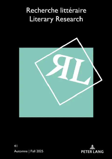 Recherche littéraire / Literary Research: Automne / Fall 2025 by Marc Maufort