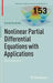 Nonlinear Partial Differential Equations with Applications by Tomás Roubíček