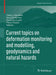 Current Topics on Deformation Monitoring and Modelling, Geodynamics and Natural Hazards by Pablo J. González
