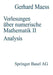 Vorlesungen Über Numerische Mathematik: II. Analysis by Maess