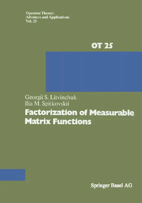 Factorization of Measurable Matrix Functions by G. S. Litvinchuk