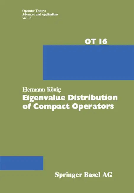 Eigenvalue Distribution of Compact Operators by H. König